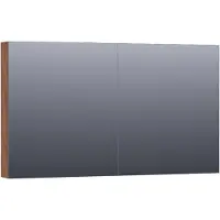 Brauer Impress Spiegelkast 119x70cm MFC 2 Deuren - Forest Cacao - Spiegels, Spiegelkasten - 8720359345011
