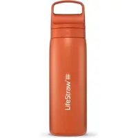 LifeStraw Go Stainless Steel 530ml Bottle Oranje