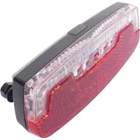Edge dragerachterlicht safe led 80mm incl batterijen