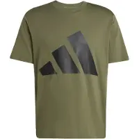 Adidas Functioneel shirt 'Essentials' olijfgroen / zwart