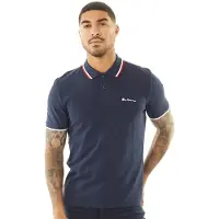 Ben Sherman Heren Twin Tipped Polo Shirt Dark Navy
