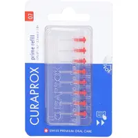 Curaprox Interdentale Rager Prime Navulling CPS 07 Rood 2,5mm 8 stuks
