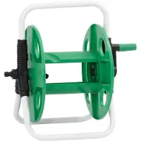 vidaXL Slanghaspel, vrijstaand, voor 45 meter 1/2" slang, staal