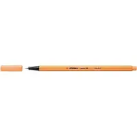 Stabilo - Fineliner point 88/25 f pastel oranje | 1 stuk | 10 stuks