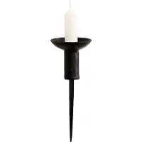 Madam Stoltz Kandelaar Stick Zwart 17 x ø6,5