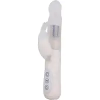 Layla Artiche - waterdichte clitorisstimulator met rotatie (wit)