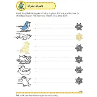 Deltas Oefenboek met stickers-eerste schrijf Boek