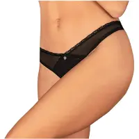 Obsessive - open string - zwart - M/L