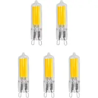 Avide G9 LED Insteeklamp 2W 220-240V - 3000K - 200lm - LED Lampjes Insteek - Warm wit licht - Vervangt 21W lamp - 5 stuks