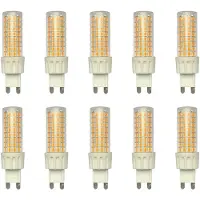 Avide G9 LED Insteeklamp 7W 220-240V - 6400K - 800lm - LED Lampjes Insteek - Daglicht wit - Vervangt 51W lamp - 10 stuks