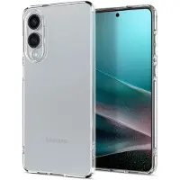 Spigen Liquid Crystal Hoesje Geschikt voor Samsung Galaxy S25 Edge - Back Cover TPU Transparant