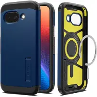 Spigen Tough Armor Backcover MagSafe voor de Google Pixel 9A - Navy Blue