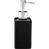 Spirella Zeepdispenser Quadro Zwart