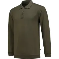 Tricorp 301005 Polosweater Boord Army maat 4XL 3671