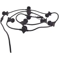 Xanlite Lichtsnoer 5m Zwart E27