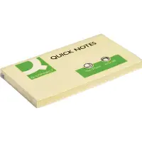 Multi Quick Notes, ft 76 x 127 mm, 100 vel, Pak van 12 stuks, geel