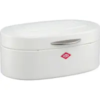 Wesco Single Elly Broodtrommel | 8,5 Liter | Metaal - Mat wit | Broodbewaardoos