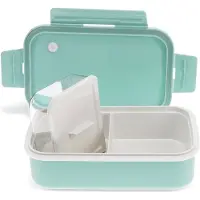Rex London Lunchbox dubbelwandig met vakken van Lichtblauw