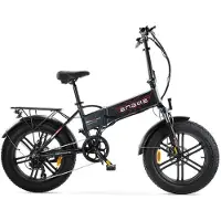 ENGWE EP-2 Boost Elektrische Vouwfiets - Fatbike - 20 Inch - 250W Motor - 7 Versnellingen - 120 km Actieradius - Mechanische Schijfremmen - Zwart