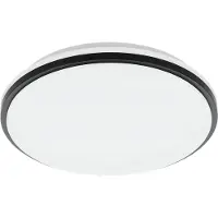 Eglo Badkamer plafondlamp Pinetto Ø 34cm - zwart