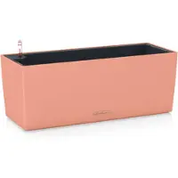 Lechuza BALCONERA Color 50 - Plantenbak - met uitneembare binnenbak - met bewateringssysteem - ALL-IN-ONE set met LECHUZA-PON - koraalrood