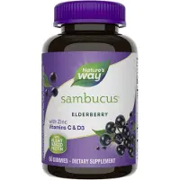 Nature'S Way , Sambucus, Immuun Gummy, Vlierbes, 60 Gummies