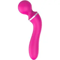 Lonely 2in1 - vibrator en massager - G-spot - 3 opzetstukken - roze
