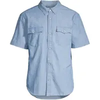 Levi's Overhemd Korte Mouw SS RELAXED FIT WESTERN heren EU S