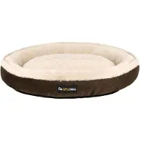 OEM Ø 75 cm donutvormig hondenbed, Bruin