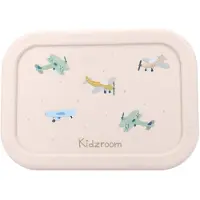 Kidzroom Small Talk Lunchbox - Beige - Vliegtuigen