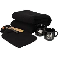 Jens Living Hug Giftset – Kruik, Plaid & 2 Mokken – Teddy Fleece – Ideaal als Cadeauset