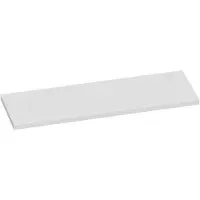 Brauer Ocean Medium Topblad 139,4x46cm - MDF - Hoogglans Wit - Badkamermeubels, Wastafelbladen - 8720359348258