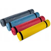 Umbro Yoga Mat - 173x61x0,3 cm - Met Antislip Oppervlak en Draagriem - Fitnessmat - Lichtgewicht Sportmat - Grijs, Blauw, Rood of Geel - 1 Willekeurige Kleur