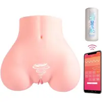 Vibeconnect - App-gestuurde torso-masturbator voor mannen (natuurlijk)