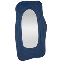 Mauro Ferretti WANDSPIEGEL DAFNE BLAUW CM 90X4X165