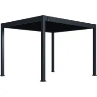 Paragon Aluminium paviljoen grand tuscan lamellendak 3,7x4,3 meter