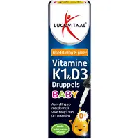Lucovitaal 2x Vitamine K1 & D3 Druppels Baby 14,5 Ml