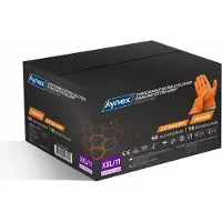Hynex nitril wegwerphandschoenen - Extra grip - 8,0gram - Maat XXL - 500 stuks - Oranje