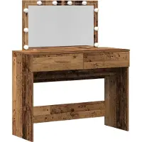 vidaXL Kaptafel Oudhout 100 x 40 x 120 cm Bewerkt hout