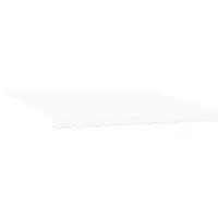vidaXL Uitschuifbare luifel Wit 400 × 300 cm Stof en Aluminium