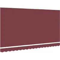 vidaXL Vervangingsdoek voor zonnescherm Bordeauxrood 380 x 195 cm