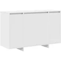 vidaXL Dressoir Wit 120 x 41 x 75 cm Bewerkt hout