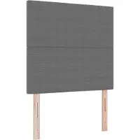 vidaXL Hoofdbord Lichtgrijs 100 cm Corduroy stof