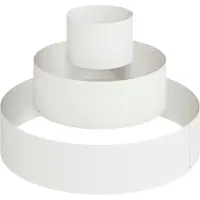 vidaXL Plantenbak Wit 90 x 90 x 20 cm Koudgewalst staal