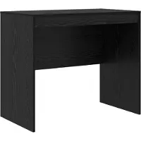 vidaXL Bureau Zwart Eiken 90 x 50 x 76 cm
