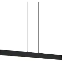 QAZQA Moderne hanglamp zwart incl. LED 3-staps dimbaar Easylift - Straight