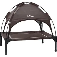 vidaXL Hondenbed Bruin 63 x 49,5 x 60 cm Staal
