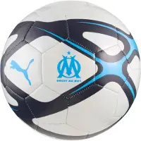 Olympique de Marseille CULTURE voetbal, Blauw/Wit, Maat 5