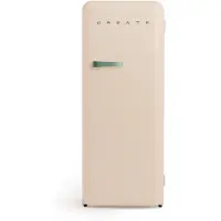 Create - Koelkast in retrostijl - Zand - Handvat Sage - FRIDGE RETRO 281L