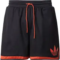 Adidas Originals Broek 'Puffed' mandarijn / zwart